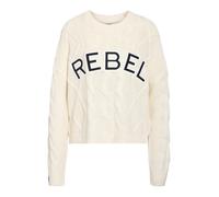 Noisy may Pull-over 'NMREBECCA' crème / noir, Taille XS