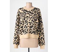 Noisy May Pull en maille NMCHARLOTT col rond manches longues FWD Noos motif léopard noir XS