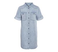 Noisy may Robe-chemise 'NMNEW SIGNE' bleu denim, Taille 34