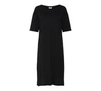 NOISY MAY Robe Mayden 2/4 Femme Robe mi-Longue Noir S 50% Coton, 50% Modal