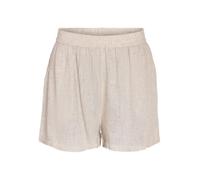 Noisy May Leilani High Waist Shorts Beige S Femme