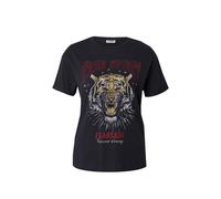 Noisy may T-shirt 'Brandy' pueblo / gris / anthracite / rouge foncé, Taille L