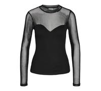 Noisy may T-shirt 'NMMaya' noir / argent, Taille L