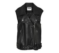 NOISY MAY Veste de motard avec ceinture Fermetures éclair