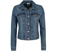 NOISY MAY Femme Nmdebra Denim Jacket Noos Blouson, Medium Bleu, S EU