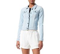 Noisy May NOS DE NMDEBRA L/S Denim Jacket LB BG Noos Blouson, Bleu Jeans Clair, S Femme