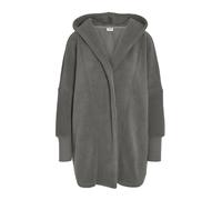 Noisy may Veste en polaire gris foncé, Taille L