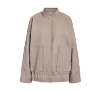 Noisy May Halston Bomber Jacket Beige M Femme