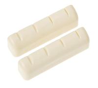 Noix de Banjo Blanche Abs 2 Pièces, Sillet de Corde pour Banjo