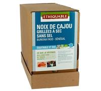 Noix de Cajou Grillées à Sec SANS SEL bio & équitable VRAC RHD 3 kg