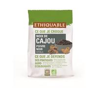 NOIX DE CAJOU POIVRE ET SEL BIO 100G, ETHIQUABLE, LOT DE 3