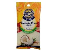 NOIX DE COCO DES TROPIQUES RÂPÉES EXTRA BLANCHE 125G, SAINTE LUCIE, LOT DE 4