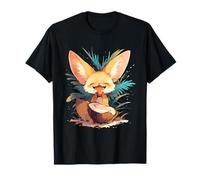 Noix de Coco Fennec Renard imprimé Animal Sauvage Fruits Animaux Amoureux des Animaux T-Shirt