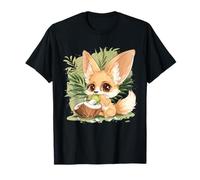 Noix de Coco Fennec Renard Nature Animal Art Fruits Amoureux des Animaux T-Shirt