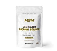 Noix de Coco Séchée en poudre de HSN | Dessicated Coconut Powder | Sans sucres ajoutés, 100% naturel | Ideal pour les Shakes et les smoothies | Convient aux Végétaliens/Végétariens - 150g