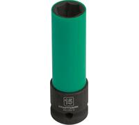 Noix de frappe profonde 1/2 15mm avec anneau plastique