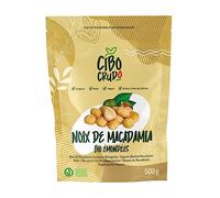 Noix de Macadamia Bio - 500g. Noix Entières sans Coquille. Ne pas Griller. Riche en Sels Minéraux Fibres et Glucides. Macadamia Nuts Organic and Raw.