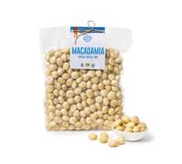 Noix de macadamia Jumbo bio aromatiques de qualité supérieure issues du commerce équitable - 1 kg - 1 kg - Écologiques et équitables - Noix de macadamias du Kenya non torréfiées - Grains extra larges