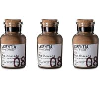 Noix de Muscade Moulue Pack de 3 Flacons de 100g Savoir Boisé Épice Polyvalente en Cuisine Origine Portugaise Produit Gourmet