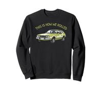 Noix de Voiture Vintage années 70 avec Motif nostalgique « This is How We Rolled » Sweatshirt