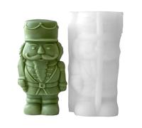 Noix Soldat Moule à bougie Ornement Moules en silicone Résine époxy Plâtre Gâteau Pâtisserie Barbe Homme Moule à bougie Résine époxy Plâtre Silicone