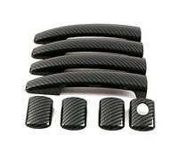 NOIXIN Voiture pour Peugeot 207 2006-2014 208 MK1 2012-2019 Garniture Couvercle De Poignée Porte Latérale Extérieure Poignées Porte Extérieures