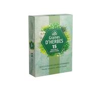 Nojaus Seklos - Lot de 15 graines d'herbes aromatiques de qualité supérieure, pour une utilisation en intérieur et en extérieur