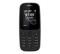 Nokia 105 - Téléphone portable débloqué GSM (Ecran 1,8 pouces, ROM 4Mo, Double SIM) Noir