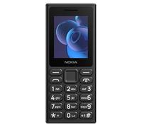 Nokia 110 2024 Cellulare Dual SIM Nero Display 2"" Batteria 1000mAh IP54