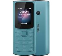 Nokia 110 4G - 4G téléphone de service - double SIM - RAM 128 Mo / Mémoire interne 48 Mo - microSD slot - rear camera - turquoise Turquoise G