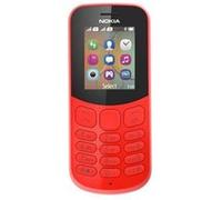 Nokia 130 - Téléphone de service - double SIM - RAM 4 Mo / Mémoire interne 8 Mo - microSD slot - 160 x 120 pixels - rear camera 0,3 MP - rouge Rouge G