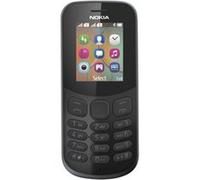 130 - Téléphone de service - double SIM - RAM 4 Mo / Mémoire interne 8 Mo - microSD slot - Ecran LCD - 160 x 120 pixels - rear camera 0,3 MP - noir