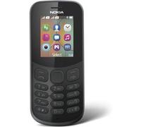 130 - Téléphone mobile - double SIM - 8 Mo - microSD slot - GSM - 160 x 120 pixels - RAM 4 Mo - 0,3 MP - Nokia Series 30+ - noir