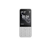 Nokia 230 2024 White, Téléphone Portable, Téléphone Prépayée