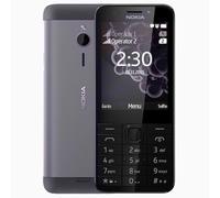 Nokia 230 Dark Sidabrinis, 2.8" TFT, 240 x 320 pixels, 16 MB, Dual SIM, Bluetooth 3.0, microUSB 1.1, 1200 mAh, 2 MP Camera