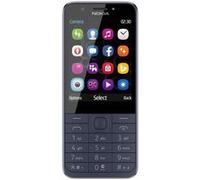Nokia 230 Dual SIM - Téléphone de service - double SIM - RAM 16 Mo - microSD slot - Écran LCD - 320 x 240 pixels - rear camera 2 MP - front camera 2 MP - bleu foncé Bleu foncé G