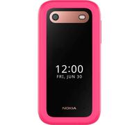Nokia 2660 Flip Mobile Phone 4G Dual SIM Pink clamshell with 2.8" screen