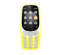 Nokia 3310 - Téléphone portable débloqué 3G (Ecran 2,4 pouces, ROM 32Go, Double SIM Appareil photo 2MP) Jaune
