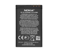 Nokia Batterie Li-ion 1320mAh Original Compatible Nokia Modèle BL-5J Noir
