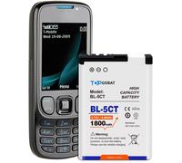 Nokia Bl-5ct Battery For Nokia 5220 5630 6303 6730 3720 C3-01 C5-00 C6-01 With Mungoo Cleaning Cloth