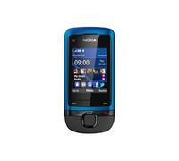 Nokia C2-05 - Téléphone de service - RAM 16 Mo - microSD slot - 320 x 240 pixels - rear camera 0,3 MP - bleu paon