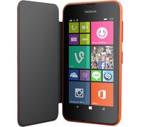 Nokia Coque de Protection avec Couvercle pour Nokia Lumia 530 -Orange Clair