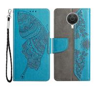 (Nokia G10 4G,Blue)Phone Case for Nokia G10 4G Leather Cases