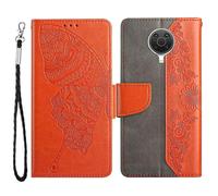 (Nokia G10 4G,Orange)Phone Case for Nokia G10 4G Leather Cases