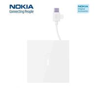 Nokia Power Bank DC-18 Compact 1720 mAh 02737T1 Blanc Câble Rétractable