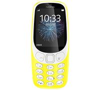 Nokia Téléphone Portable 3310 2G (écran Couleur 2,4", Appareil Photo 2 MP, Bluetooth, Radio, Lecteur MP3, SIM Unique) Jaune