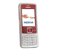 Nokia Téléphone portable 6300 monobloc Appareil photo 2 mégapixels / Bluetooth / MP3 / radio FM / slot Micro SD rouge