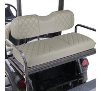 NOKINS Housse de siège Diamant pour voiturette de Golf EZGO, Club Car, Yamaha, Coussin de siège Standard, kit de Rechange pour siège arrière, Pas d'agrafes nécessaires, Housse de siège de Rechange en