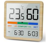 NOKLEAD Hygromètre Thermomètre Intérieur, Température Humidité Numérique