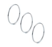 NOKMIT Bagues en or 14 carats de 1 mm pour femmes et filles, bague fine et mignonne empilable, ne ternit pas, confortable, taille 4 à 11, 1 pièce/2 pièces/3 pièces, 1mm, 8, Métal, Pas de pierre